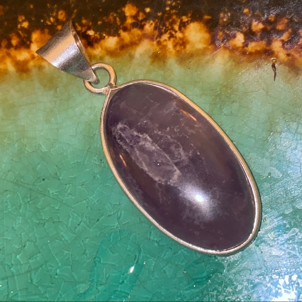 Sale * Lapis lazuli Gemstone handmade pendant